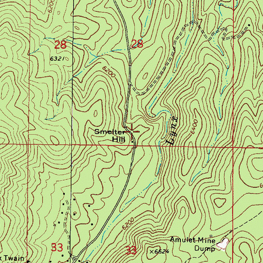 Topographic Map of Smelter Hill, AZ