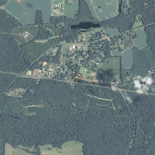 Aerial/Satellite Image of Dixie Post Office, GA