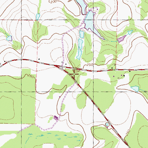 Topographic Map of Drew School (historical), GA