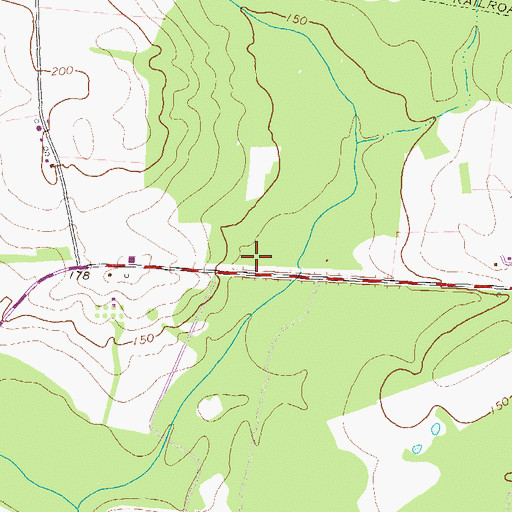 Topographic Map of Primrose Church (historical), GA