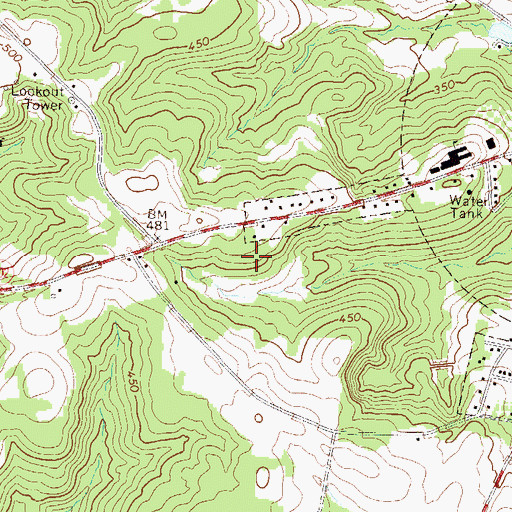 Topographic Map of Glascock County, GA