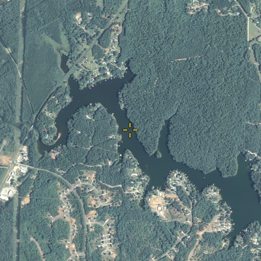 Aerial/Satellite Image of Hendricks Bridge, GA