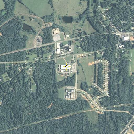 Aerial/Satellite Image of Jackson High School, GA