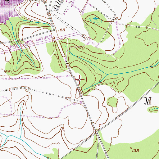 Topographic Map of Park View School (historical), GA