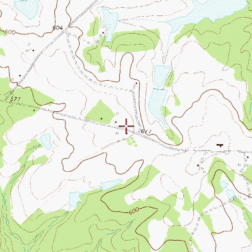 Topographic Map of Bethany School (historical), GA