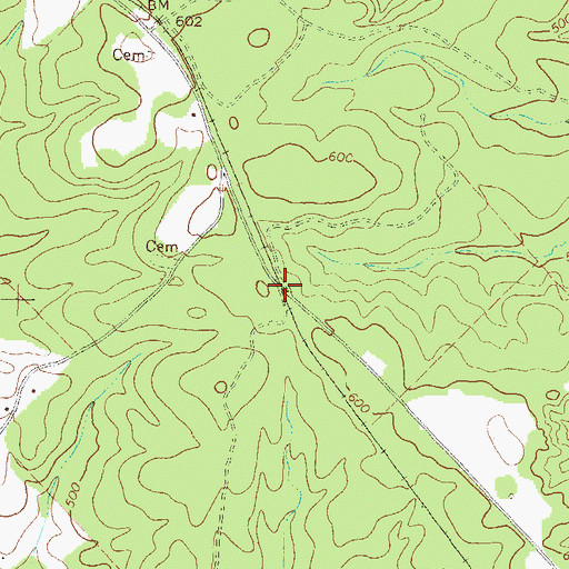 Topographic Map of Shields (historical), GA