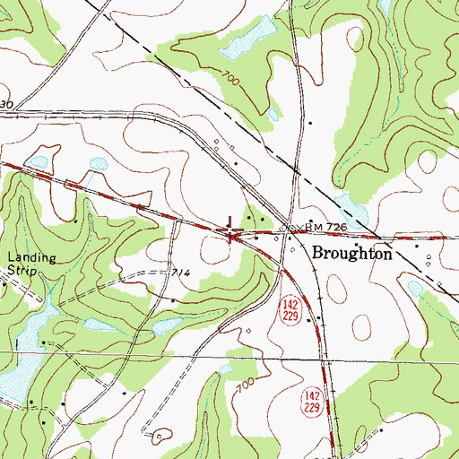 Topographic Map of Morrow, GA