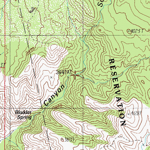 Topographic Map of Soldier Camp Wash, AZ