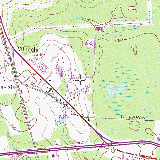 Topographic Map of Barko Village, GA