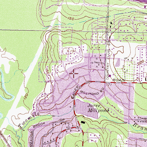 Topographic Map of Eager, GA