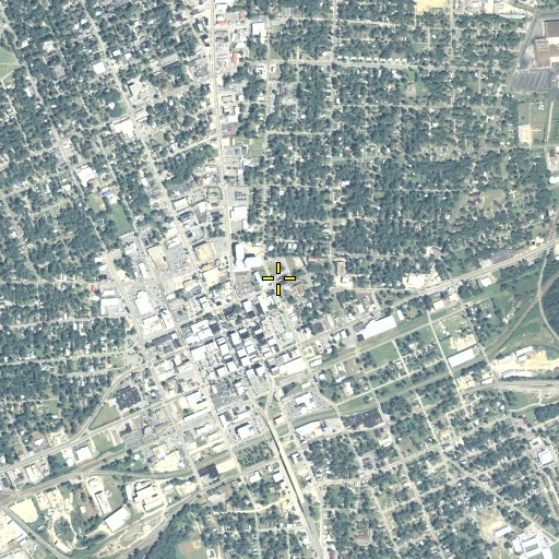 Aerial/Satellite Image of Lee Street Baptist Church, GA