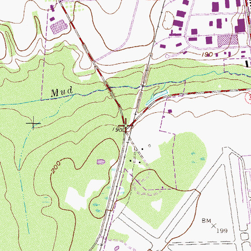 Topographic Map of Macville (historical), GA