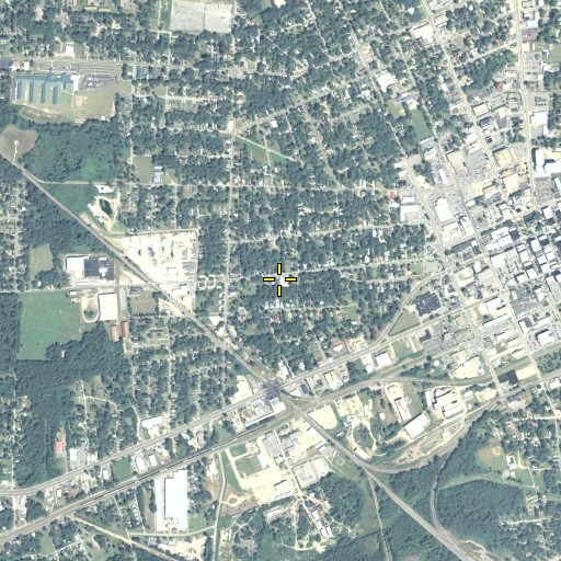 Aerial/Satellite Image of River Street Church of Christ, GA