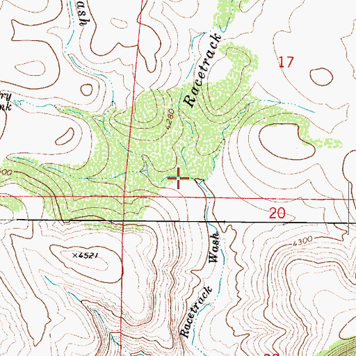 Topographic Map of Sour Water Wash, AZ