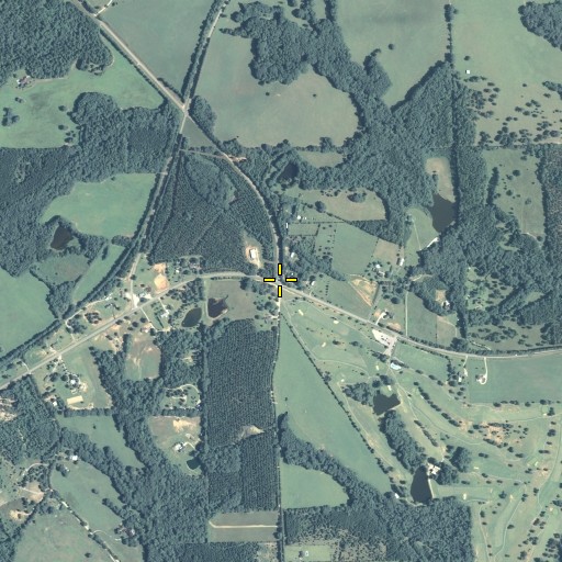 Aerial/Satellite Image of Smiths Chapel, GA