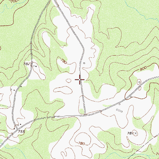 Topographic Map of Windrift Aerodrome, GA