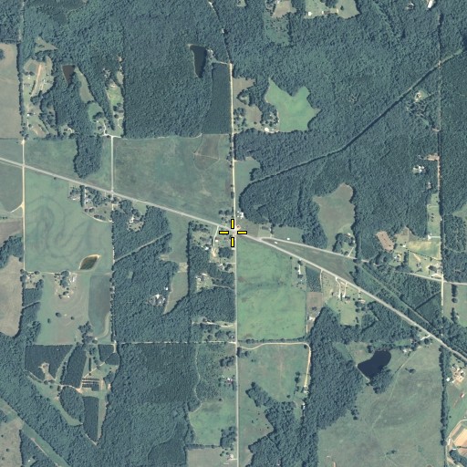 Aerial/Satellite Image of Weaver (historical), GA