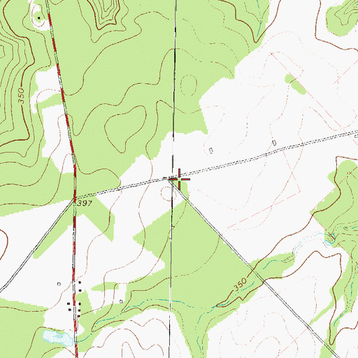 Topographic Map of Chapel Hill School (historical), GA
