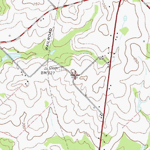 Topographic Map of Cheeks Still (historical), GA