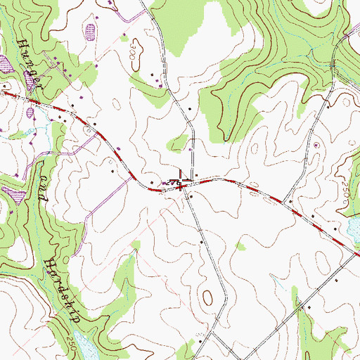 Topographic Map of Excelsior School (historical), GA