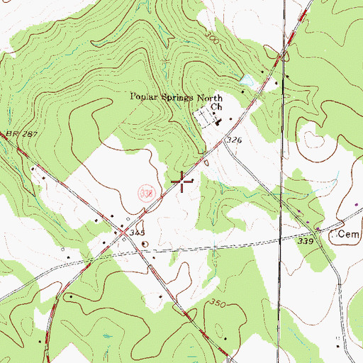 Topographic Map of Industrial School (historical), GA