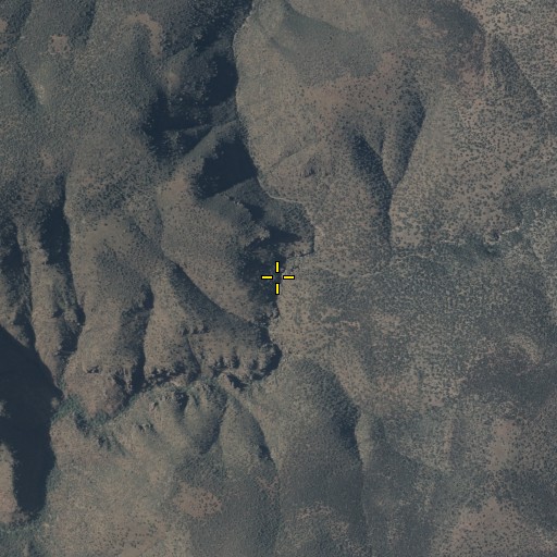 Aerial/Satellite Image of South Fork Cooper Forks, AZ