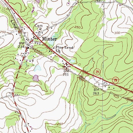 Topographic Map of Lollie (historical), GA
