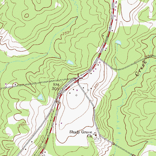 Topographic Map of Manning (historical), GA