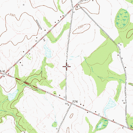 Topographic Map of Olive Grove School (historical), GA