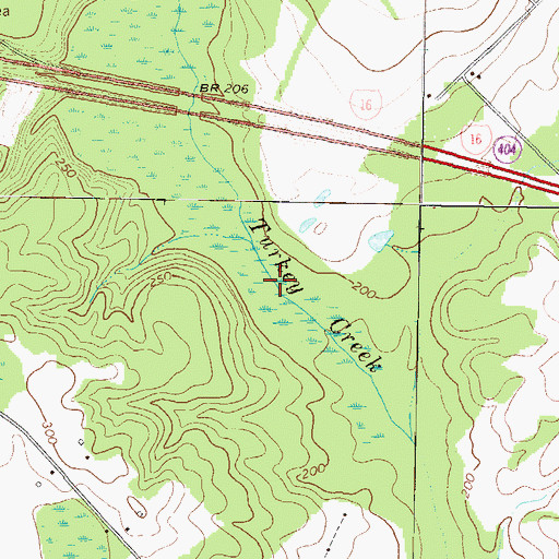 Topographic Map of Shewmake Mill (historical), GA
