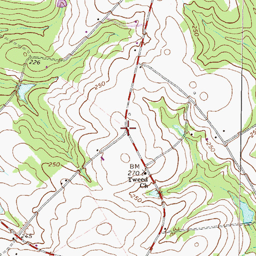Topographic Map of Spivey Gin (historical), GA