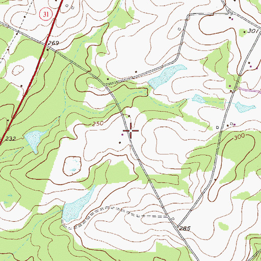 Topographic Map of Summer Store (historical), GA