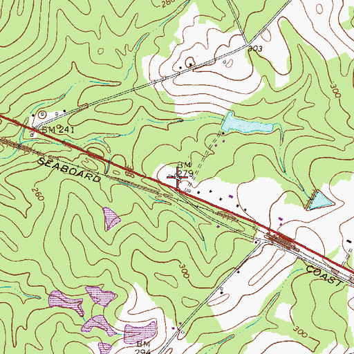 Topographic Map of Wilkes School (historical), GA