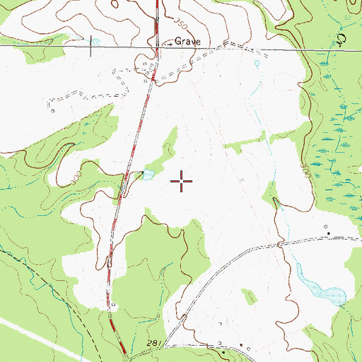 Topographic Map of Johnson County Jail, GA