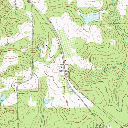 Topographic Map of Rest Haven, GA