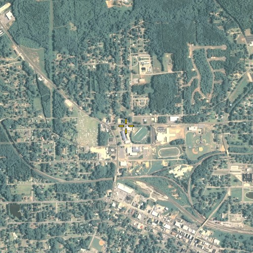 Aerial/Satellite Image of Pine Mountain Regional Library, GA