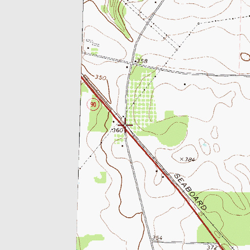 Topographic Map of Fields, GA