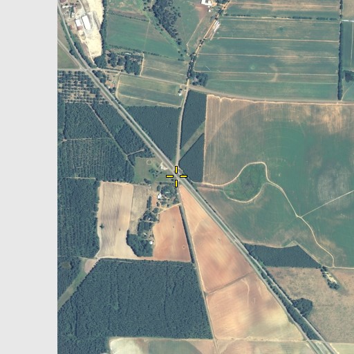 Aerial/Satellite Image of Fields, GA