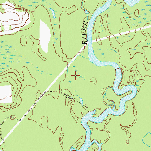 Topographic Map of Macon County, GA
