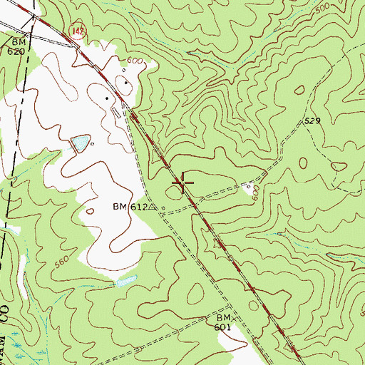 Topographic Map of Apollo (historical), GA