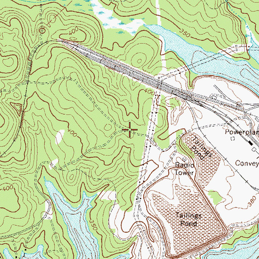 Topographic Map of Dennis Grove School (historical), GA