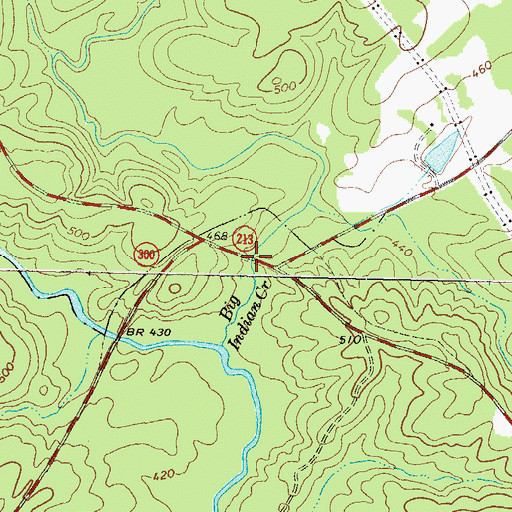 Topographic Map of Presley Mill (historical), GA