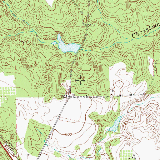 Topographic Map of Alston Mill (historical), GA