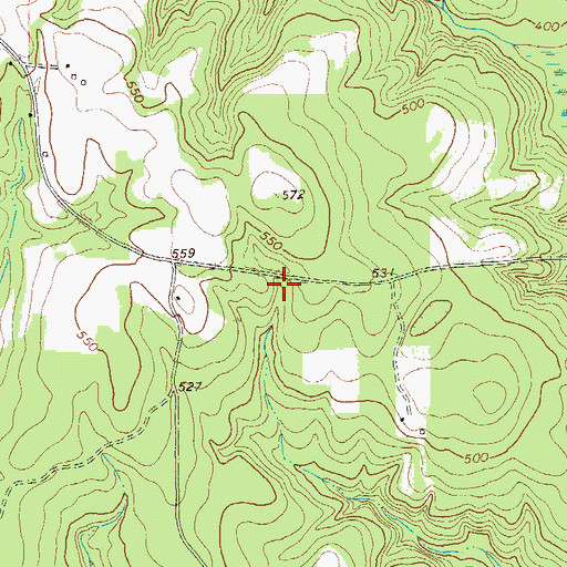 Topographic Map of Horton School (historical), GA