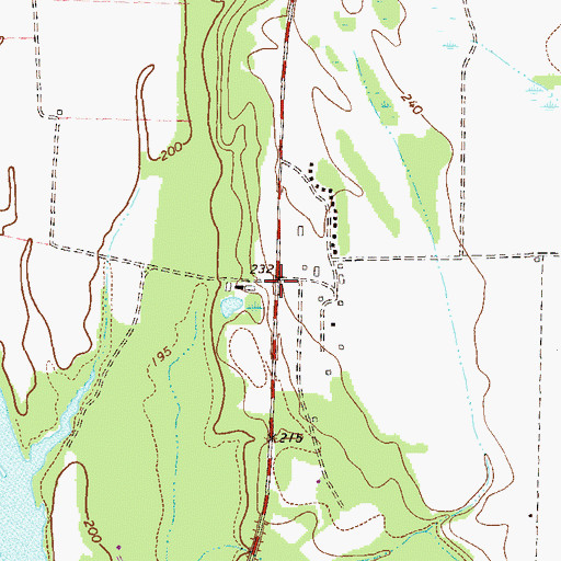 Topographic Map of Sheppard Plantation Battle Monument, GA