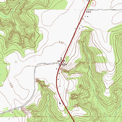 Topographic Map of Tilley (historical), GA