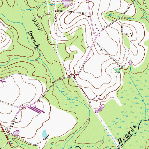 Topographic Map of Alton (historical), GA