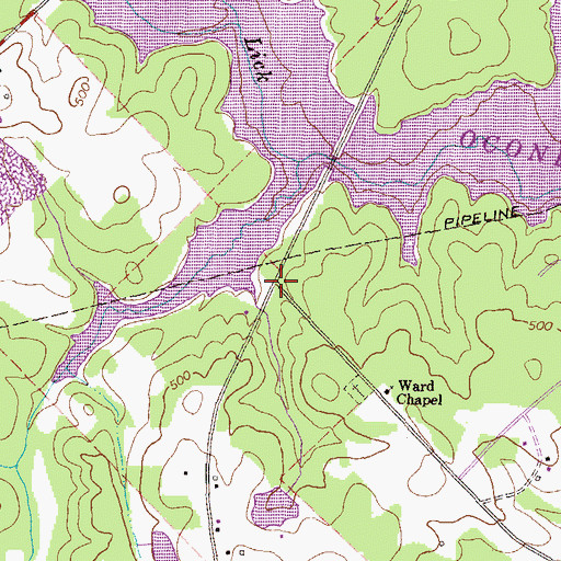 Topographic Map of Spivey (historical), GA