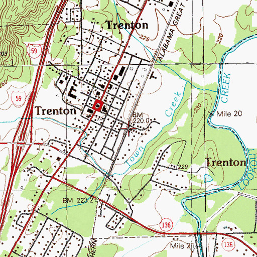 Topographic Map of United Church of Christ, GA