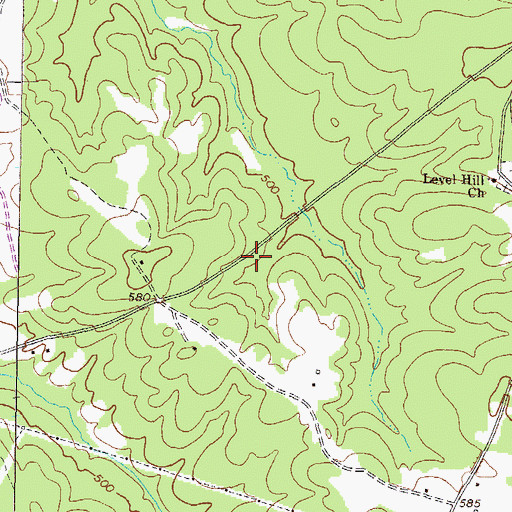 Topographic Map of Stephens - Alexander Cemetery, GA